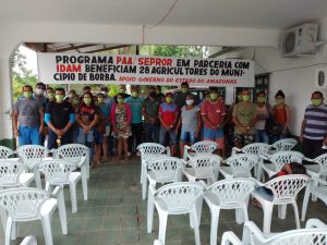 Imagem da notícia - Em Borba, Idam reúne os 28 agricultores rurais contemplados no PAA