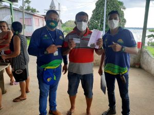 Imagem da notícia - Governo do Estado, por meio do Idam, leva sementes e Cartão do Produtor a comunidades em Caapiranga