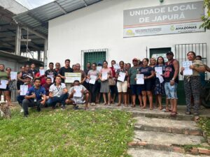 Imagem da notícia - Em Japurá, Idam mobiliza a inscrição de 67 pescadores artesanais no CAF